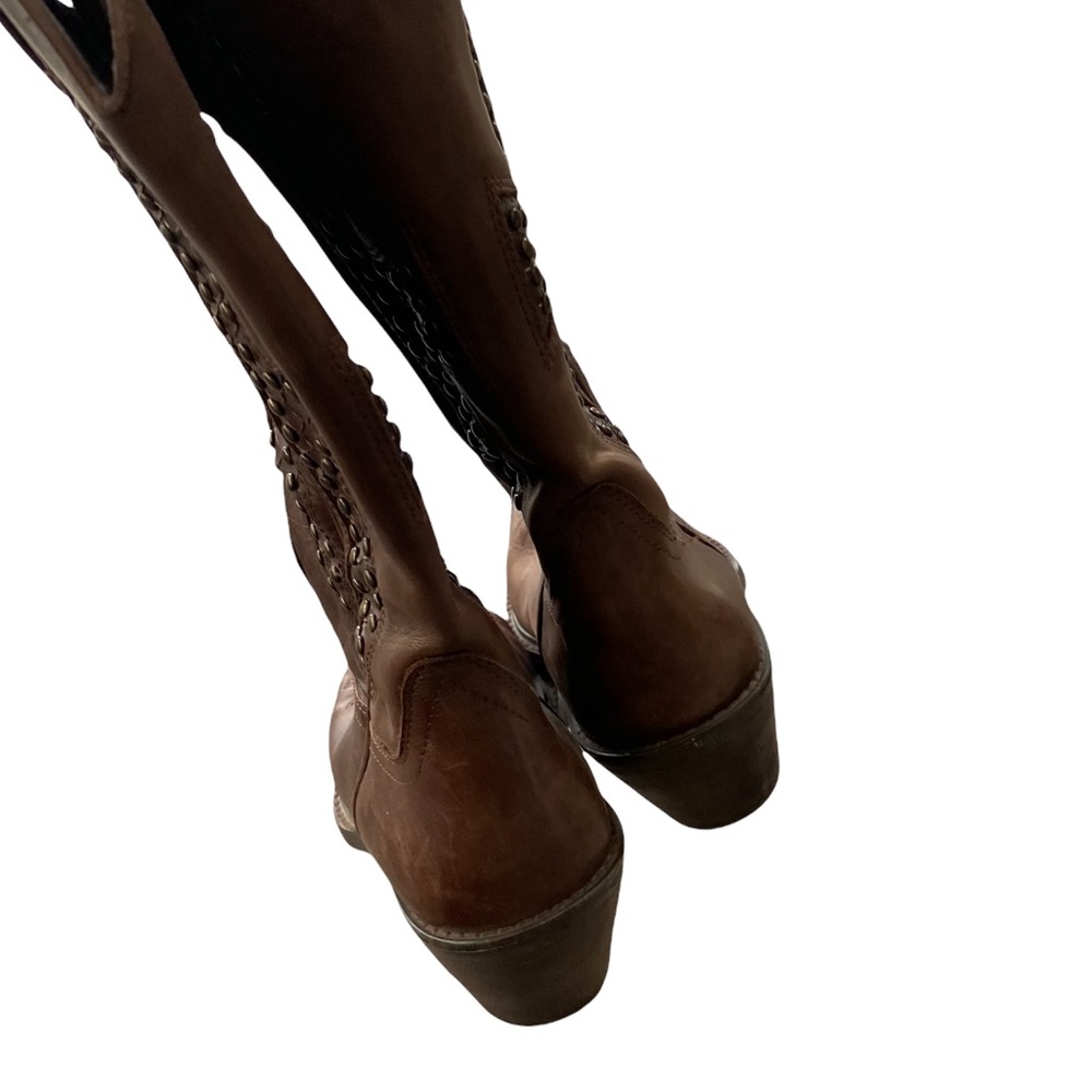 Bakers | Audrey Leather Brown Western Boots - Picture 5 of 11